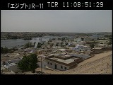 エジプト・遺跡・ヌビア村から見たナイル川