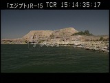 エジプト・遺跡・ナセル湖移動ショット