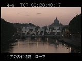 イタリア・遺跡・ローマ・夕景・テヴェレ川
