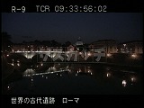 イタリア・遺跡・ローマ・夜景・テヴェレ川