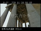 ギリシャ・遺跡・ヘファイストス神殿・柱ディテール