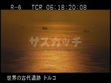 トルコ・遺跡・夕陽・イメージ