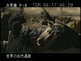 中国・遺跡・兵馬俑・１号抗・直射・馬