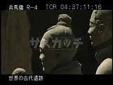 中国・遺跡・兵馬俑・１号抗・直射・兵士の顔