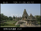 インド・遺跡・カジュラホ・西部地区の寺院