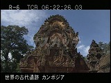 カンボジア・遺跡・バンテアイ・スレイ・南経蔵・破風