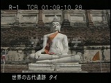 タイ・遺跡・アユタヤ・ワット・ヤイチャイモンコン・仏陀像
