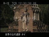 タイ・遺跡・スコータイ・ワット・トラパングーン・遊行仏