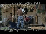グアテマラ・遺跡・マヤ・サンバルトロ遺跡・発掘隊員の集落