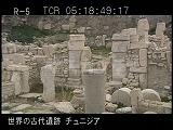 チュニジア・遺跡・ザマ遺跡・発掘現場
