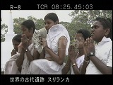 スリランカ・遺跡・アヌラーダプラ・ルワンウェリセーヤ寺院・参拝者