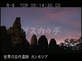 カンボジア・遺跡・アンコール・トム・バイヨン夕景