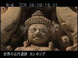 カンボジア・遺跡・バンテアイ・スレイ・第２周壁東塔門破風・ラクシュミー