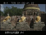 タイ・遺跡・アユタヤ・ワット・ヤイチャイモンコン・仏陀像