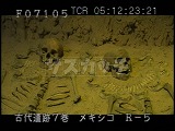 メキシコ・遺跡・マヤ・ケツァルコアトルの神殿下・人骨GS